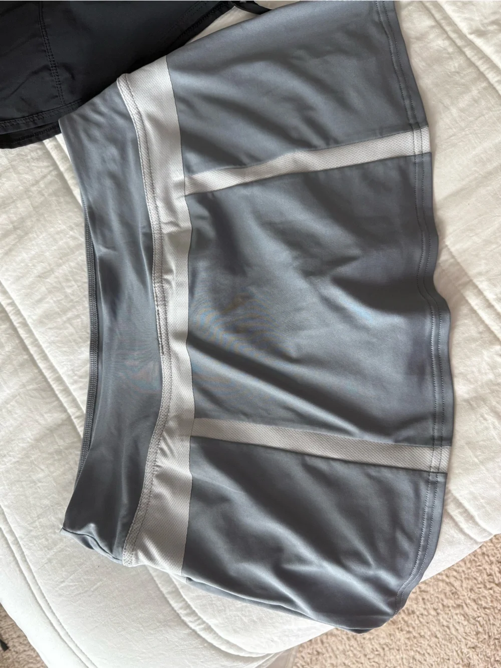 Nike Grey Mini Skirt with Built-In Shorts